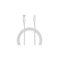 ESSENTIALS by UPSTRÖM MFI Lightning to USB-C Cable 2.5m - White – kuva 1