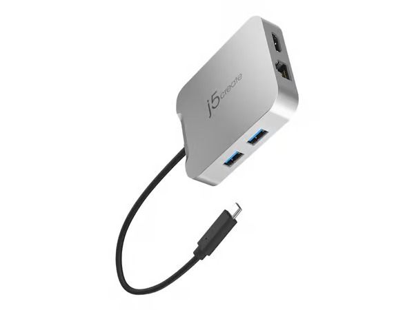 J5 Create 4K60 ELITE USB-C PD MULTI-PORT - ADAPTER