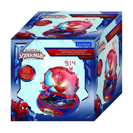 LEXIBOOK - SPIDERMAN - Barnklockradio med bildprojektioner