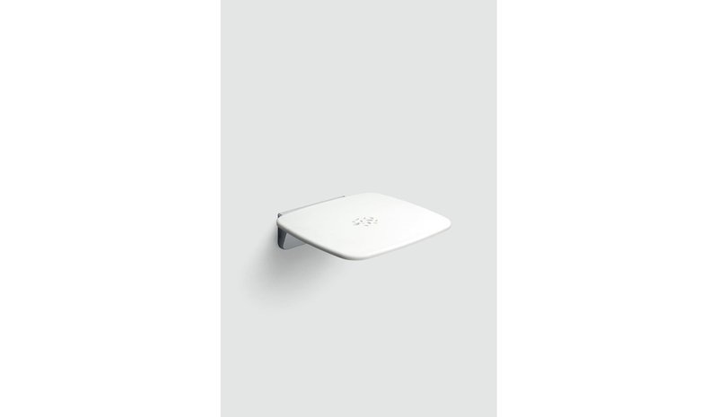 Gedy Wall-mounted folding seat - White – kuva 1/1
