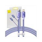 Baseus Crystal Shine cable USB-C to Lightning 20W PD 1.2m (purple)