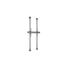 Multibrackets M Pro Series mounting kit - single side - for flat panel - fixed arms - black - Max 80 kg - recommended for 85"