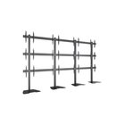 Multibrackets M Pro Series stand - for 12 LCD displays - video wall - black - Max 320 kg - recommended for 65"