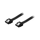 Pro SATA Cable - Musta - 0.7m