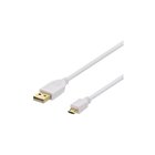 Deltaco USB 2.0 Cable Type A (M) Type Micro B (M) - 1 m