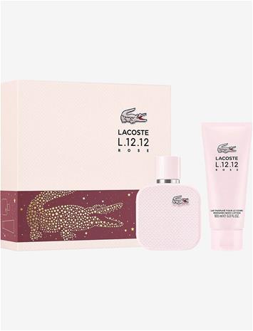 Lacoste - L.12.12 Rose Set - 50ml EDP + 100ml BL