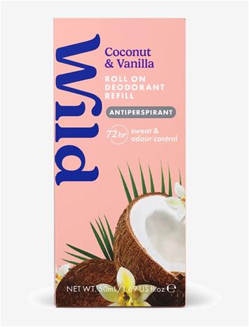 Wild Deo Roll On Refill Coconut Vanilla 50 ml