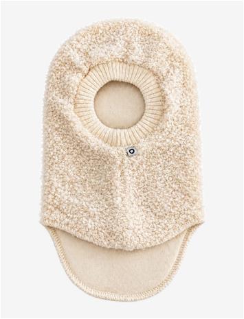 SMALLSTUFF Balaclava Bouclé Merino Wool - OFF. WHITE - 80-86