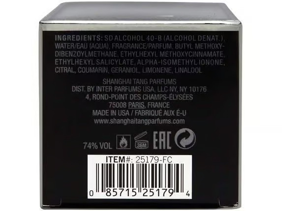 Shanghai Tang Black Iris for Him - EdT 100 ml
