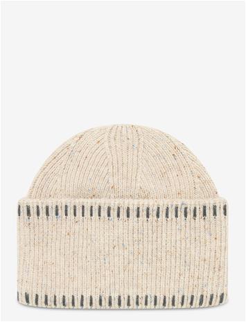 UPFRONT Anchor Beanie - LIGHT BROWN - One Size