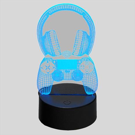 Mecharite 3D LED Lampe - Controller & Headset
