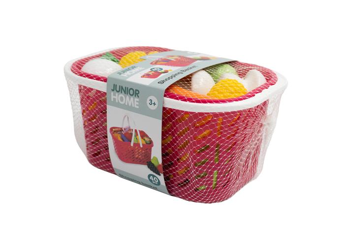 Junior Home Shopping Basket 40 pcs