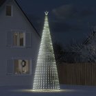 vidaXL LED joulukuusi 1544 kylmän valkoista LED-valoa 500 cm
