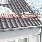 vidaXL Katto lumivahti Punainen 100 x 29,5 x 34,5 cm Teräs