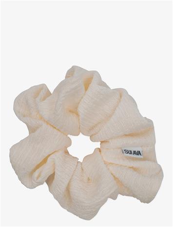 SUI AVA Ea Zig-Zag Scrunchie Cream