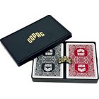 Copag Wsop 2-korttisetti, musta/punainen, 100 % muovia