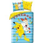 Pussilakanasetti: Pokemon - Pikachu And Scorbunny Single (140x200cm) KORISTE