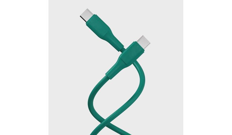 X2O SUPERFLEX 60W USB-C/C cable 1.5m - Teal Green