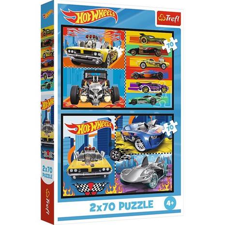 Trefl Hot Wheels Palapelit 2x70 Palaa