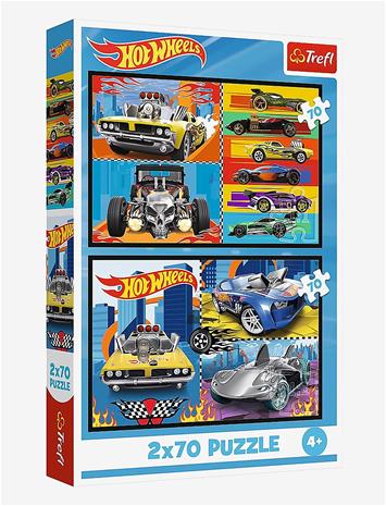 Trefl Hot Wheels Palapelit 2x70 Palaa