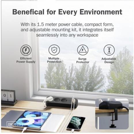 DIGITUS - power strip - 3680 Watt