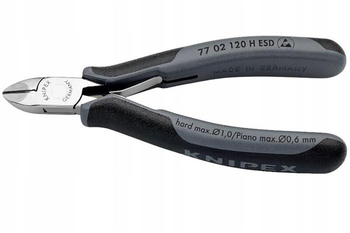 KNIPEX Hard Metal Electronics Diag. Cutter ESD