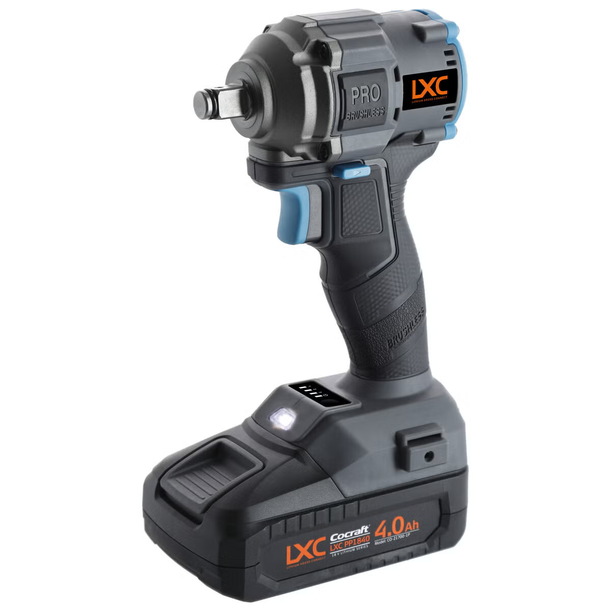 Cocraft LXC IW350-BL Mutterinväännin, 1 akku
