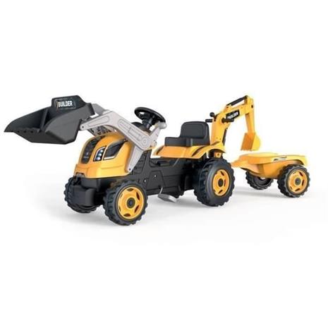SMOBY BUILDER MAX TRAKTORI PERä?VAUNULLA