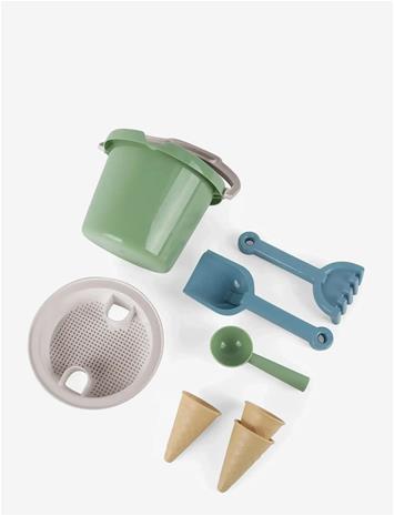 Dantoy - Bucket set w. Ice cream cones - Green (4800)