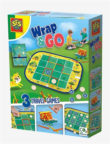 SES CREATIVE Game - Wrap & Go Connect Four Travel Bag - MULTI - One Size – kuva 2/2