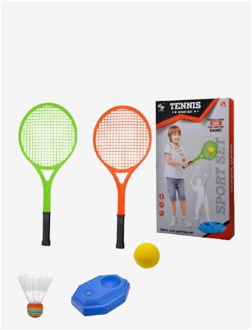 Suntoy Tennisrack Och Trainer Med Två Bollar - Multi/patterned - ONE SIZE