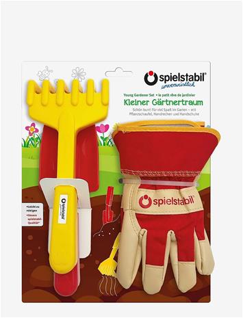 Spielstabil Sand Set Gardener - Builder - Yellow - ONE SIZE