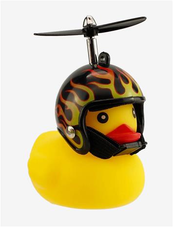 WINKEE Bike Duck Fire - ORANGE, YELLOW - H9 cm
