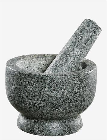 CILIO Mortar David - BLACK - 9.5X 14 cm