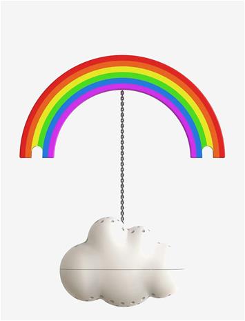 Winkee Tefilter - Rainbow Tea Infuser - Multi/patterned - H6CM