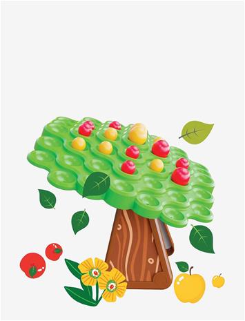 Quercetti Stay Apple! Balance Tree Game – kuva 8/8