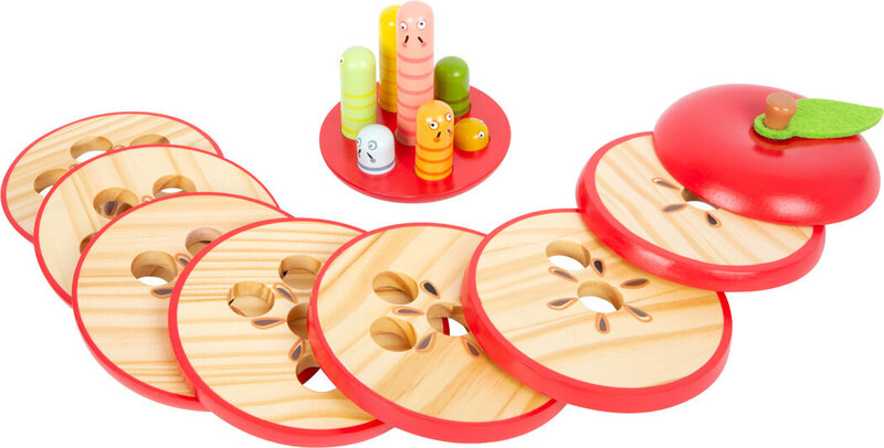 Small Foot - Wooden Stacking Game Apple