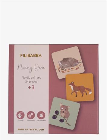 Filibabba Memory game - Nordic animals