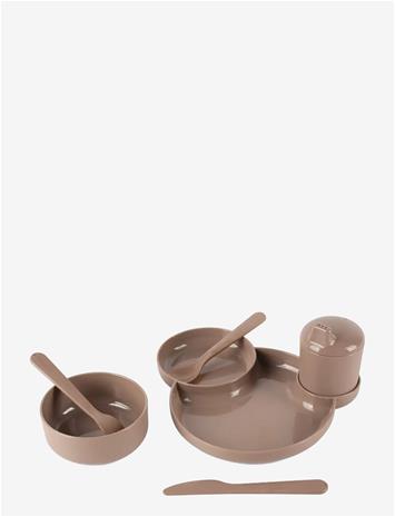 Dantoy - Children's Tableware Mocha 7-piece.