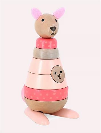 Vilac Stacking Kangaroo 10 Pcs - Pink - ONE SIZE