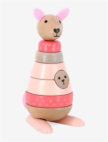 Vilac Stacking Kangaroo 10 Pcs - Pink - ONE SIZE