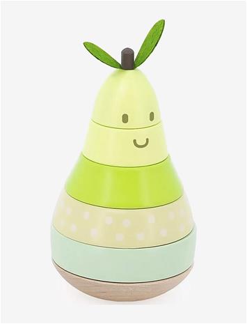 Vilac Stacking Pear 10 Pcs - Green - ONE SIZE