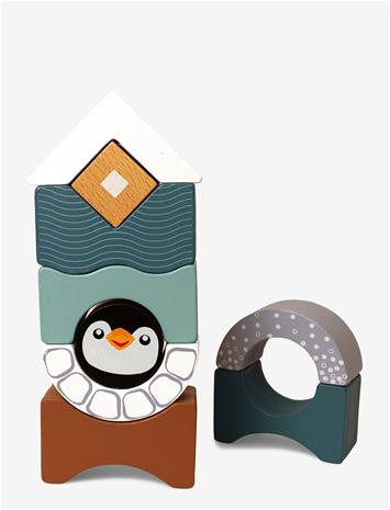 MAGNI TOYS Penguin Stacking Tower - MULTI COLOR - One Size