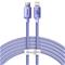 Baseus Crystal cable USB-C to Lightning 20W PD 2m (violet) – kuva 3