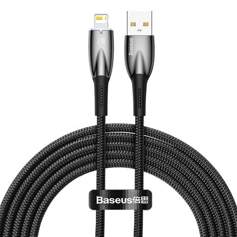 Baseus USB cable for Lightning Glimmer Series 2.4A 2m (Black)