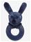 SMALLSTUFF Rattle Rubber Ring, Rabbit, Navy - NAVY - 14X 7X 5 cm – kuva 2
