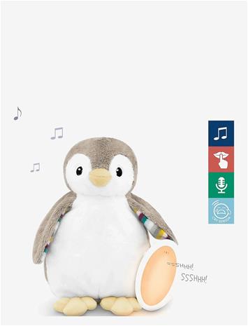 ZAZU Phoebe The Penguin Sleep Shusher - GREY - One Size