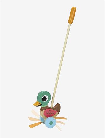 VILAC Duck Push Toy - GREEN - One Size