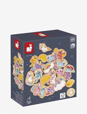 JANOD Janod - 24 Unicorn & Dragon Magnets - MULTI - One Size – kuva 2/2