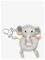 GEGGAMOJA Ring Rattle - GREY MEL ELEPHANT - One Size – kuva 2